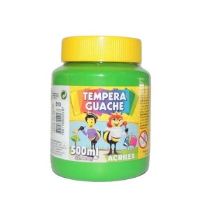 TINTA GUACHE 500ML VERDE FOLHA 510 ACRILEX