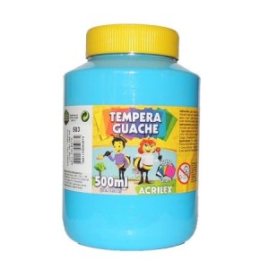 TINTA GUACHE 500ML AZUL CELESTE 503 ACRILEX