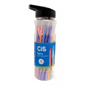 KIT CANETA ESFEROGRAFICA SPIRO CQ 24 UNIDS CIS