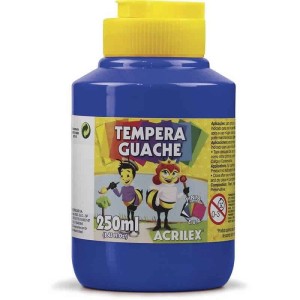 TINTA GUACHE 250ML AZUL TURQUESA 501 ACRILEX