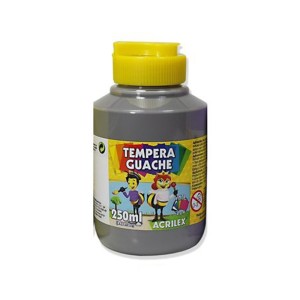 TINTA GUACHE 250ML CINZA 933 ACRILEX