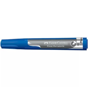 PINCEL MARCADOR PERMANENTE AZUL FABER CASTELL