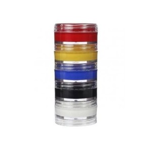 TINTA CREMOSA MAQUIAGEM ARTÍSTICA C/ 5 CORES COLORMAKE