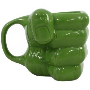 CANECA 3D 350ML MÃO HULK ZONA CRIATIVA