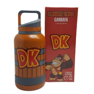GARRAFA MOSQUETÃO 500ML BARRIL DONKEY ZONA CRIATIVA