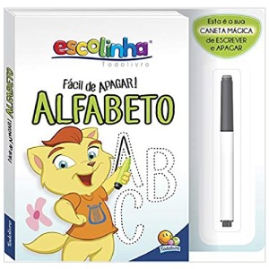 ESCOLINHA FÁCIL DE APAGAR ALFABETO ED TODOLIVRO