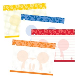 REFIL P/ MINI CADERNO ARGOLADO 80 FOLHAS MICKEY MOUSE DAC