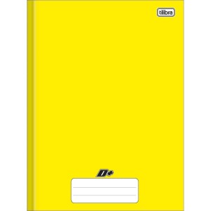 CADERNO BROCHURA CD UNIVERSITÁRIO AMARELO 96 FLS D+ TILIBRA