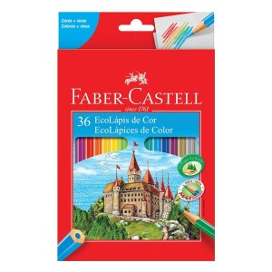 ECOLÁPIS DE COR 36 CORES FABER-CASTELL