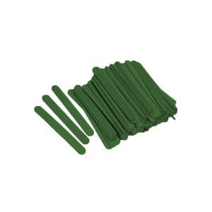PALITO DE SORVETE PONTA REDONDA ESCOLAR 100 UNIDS VERDE THEOTO