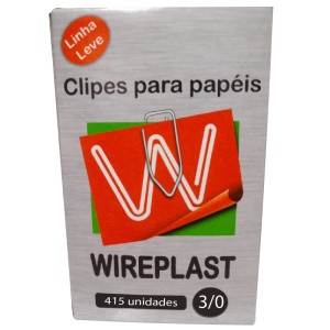 CLIPS PARA PAPEL 3/0 415 UNID WIREPLAST