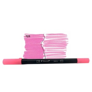 CANETA BRUSH DUALTIP COM PONTA PINCEL E EXTRA FIN 725 YES