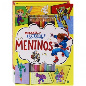 MEGAKIT PARA COLORIR MENINOS TODOLIVRO