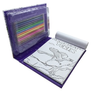 MEGAKIT PARA COLORIR FANTÁSTICOS DINOSSAUROS TODOLIVRO