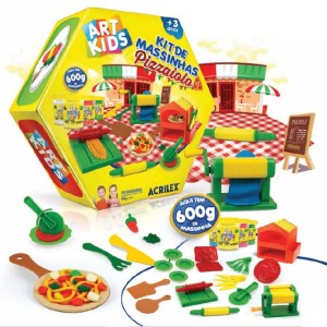 KIT DE MASSINHAS PIZZAIOLO ACRILEX