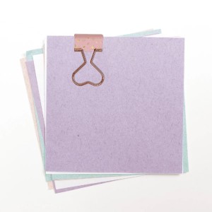 PRENDEDOR DE PAPEL DREAMY CORAÇÃO C/6 TRIS