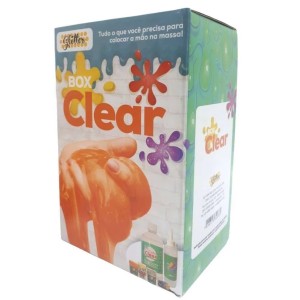 BOX CLEAR SLIME GLITTER