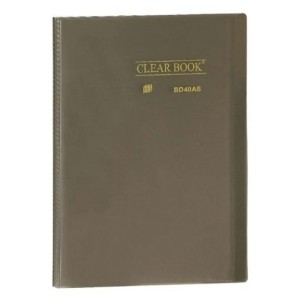 PASTA CATÁLOGO A4 CLEARBOOK 40FLS FUMÊ YES