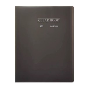 PASTA CATÁLOGO A4 CLEARBOOK 40FLS FUMÊ FOSCO YES