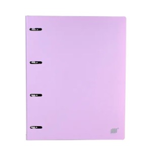 CADERNO ARGOLADO 5 DIVISÓRIAS LILÁS PASTEL 96 FLS YES