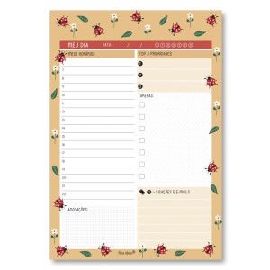 BLOCO TAREFAS DO DIA JOANINHA FINA IDEIA