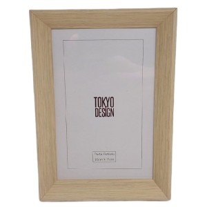 PORTA RETRATO 10X15CM MDF MADEIRA CLARA