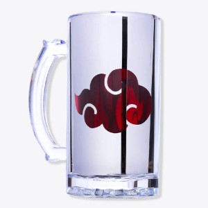 CANECA DE CHOPP ELETROSTÁTICA NARUTO AKATSUKI 450ML ZONA CRIATIVA