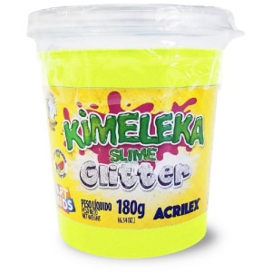 KIMELEKA GLITTER SLIME CORES SORTIDOS 180G ACRILEX