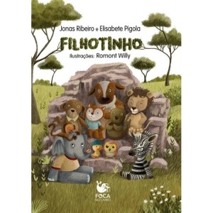 FILHOTINHO JONAS RIBEIRO E ELISABETE PIGOLA ED FOCA NO LIVRO