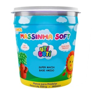 MASSINHA DE MODELAR SOFT 500G ROXO UTI GUTI