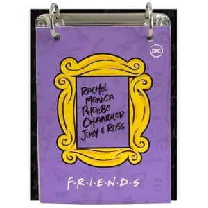 MINI CADERNO ARGOLADO VERT FRIENDS 80FLS DAC