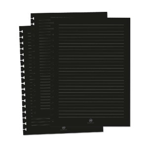 REFIL PARA CADERNO UNIV SMART 48FLS PRETO DAC