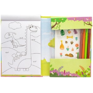 SUPERKIT DE COLORIR DINOSSAUROS TODOLIVRO