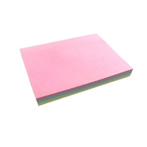 BLOCO ADESIVO COLORIDO 76X100MM 100FLS