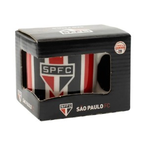 CANECA PORCELANA 120ML SÃO PAULO MILENO