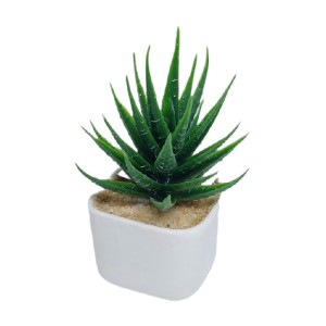 VASO CERÂMICA PLANTA ARTIFICIAL SORTIDO