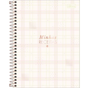 CADERNO DE RECEITAS ESPIRAL CAPA DURA SOHO 80FLS  TILIBRA