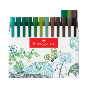 CANETA FINE PEN 48 CORES FABER-CASTELL
