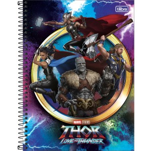 CADERNO ESPIRAL CD UNIV 1M THOR LT 80 FLS TILIBRA