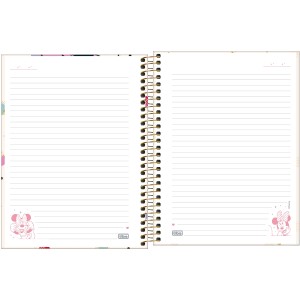 CADERNO ESPIRAL CD COLEGIAL 1M MINNIE MOUSE 80 FLS TILIBRA