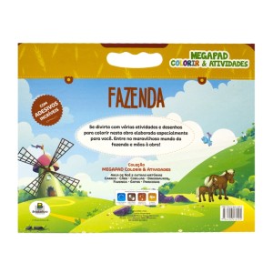 MEGAPAD COLORIR&ATIVIDADES FAZENDA TODOLIVRO