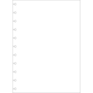 REFIL PARA TILIDISCO UNIV SEM PAUTA 90G 50 FLS TILIBRA