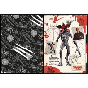 CADERNO ARGOLADO CART COLEG STRANGER THINGS 160 FLS TILIBRA