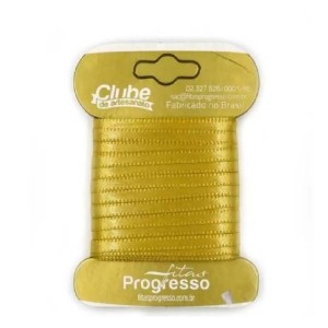 FITA CETIM DUPLO 4MMX10M DOURADO