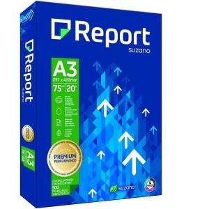 PAPEL SULFITE PREMIUM BRANCO A3 500 FLS REPORT