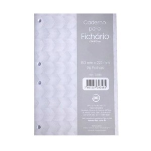 BLOCO PARA FICHÁRIO COLEGIAL PAUTADO 96FLS DAC