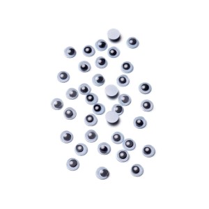 OLHO MOVEL 6MM COM 100 UNIDADES