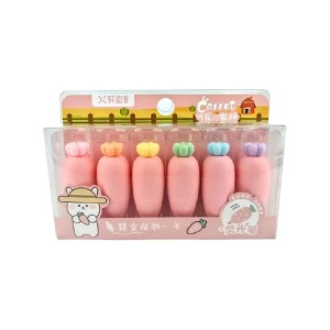 MARCA TEXTO CENOURA 6 CORES