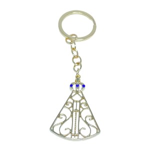 CHAVEIRO NOSSA SRA APARECIDA DOURADA METAL