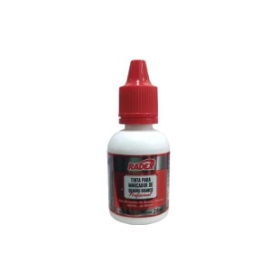 TINTA P/ MARCADOR QUADRO BRANCO VERMELHO RADEX